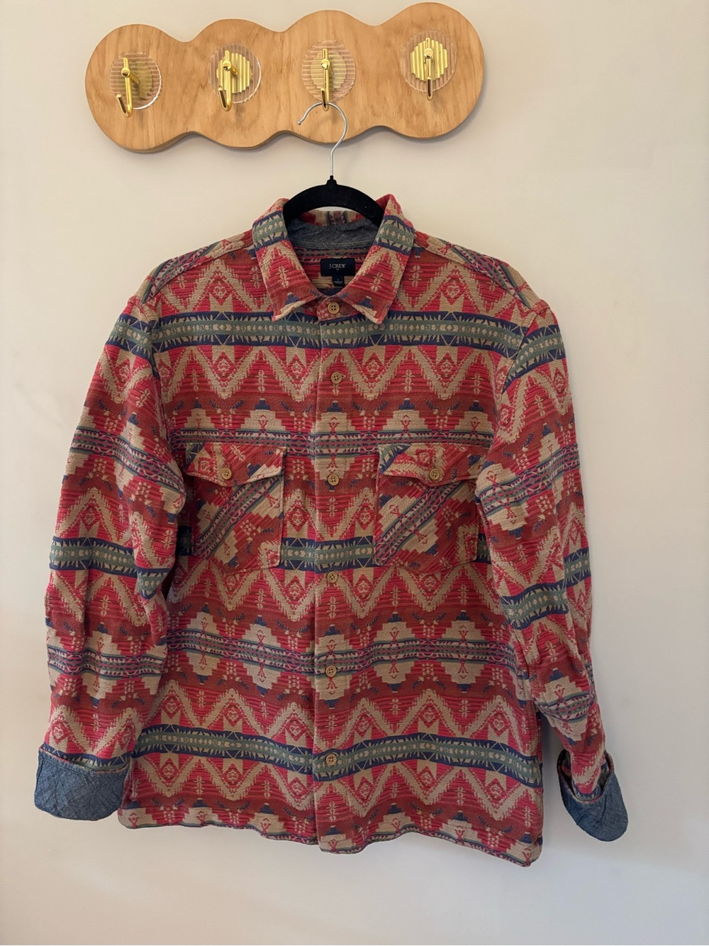 J. Crew | Patterned Heavyweight Shirt